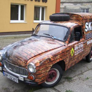 Reklama na samochód.